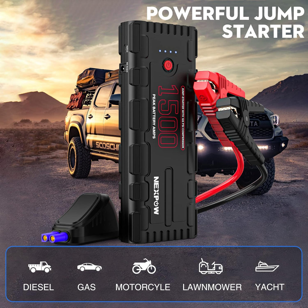 21800mAh 12V Portable Car Jump Starter Pack of 2 F3115