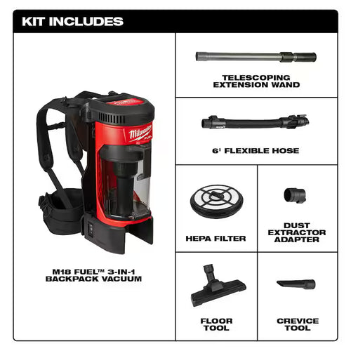 18-Volt Lithium-Ion Brushless Cordless 3-in-1 Backpack Vacuum R751