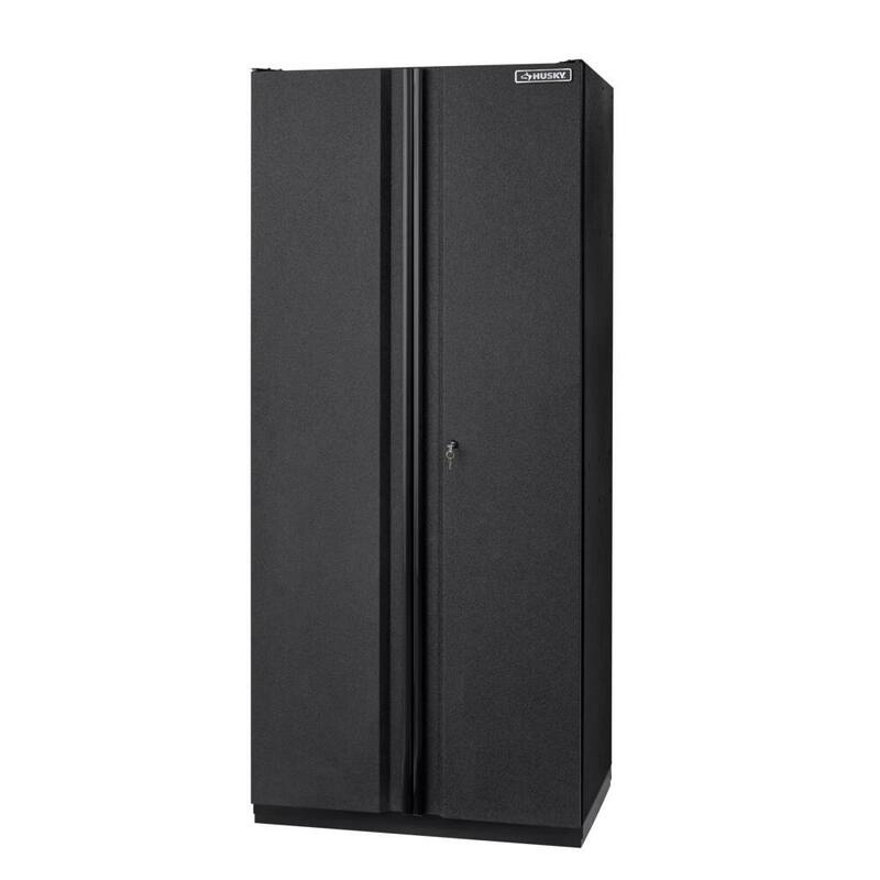 4-Piece Welded Steel Garage Storage System in Black M92559