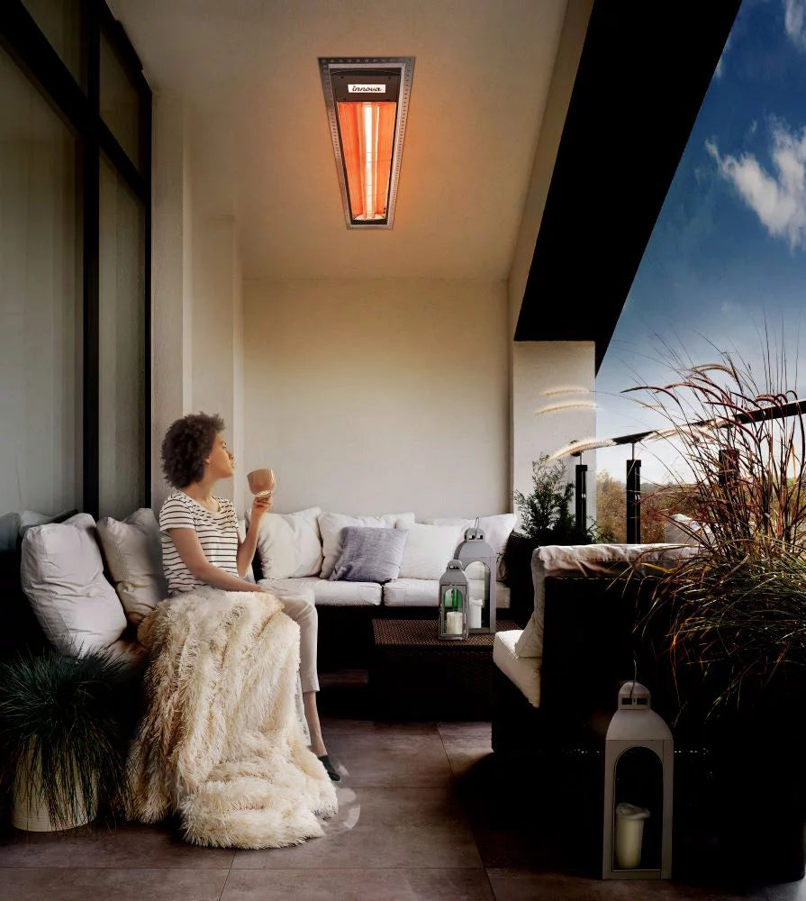 4000 Watt Electric Infrared Dual Element Heater Stainless Steel F6988