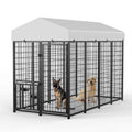 Large Metal Dog Kennel Outdoor Pet Enclosure J159