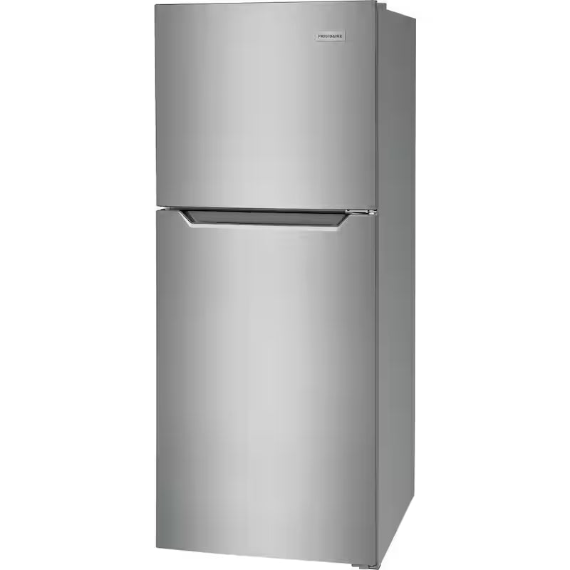 10.1 cu. ft. Top Freezer Refrigerator in Brushed Steel F350