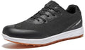 Water-Resistant Lightweight Non-Slip Leather Golf Shoes O181345