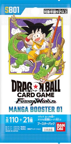 Dragon Ball Super Card Game Fusion World Manga Booster Box 24 Packs Z290030