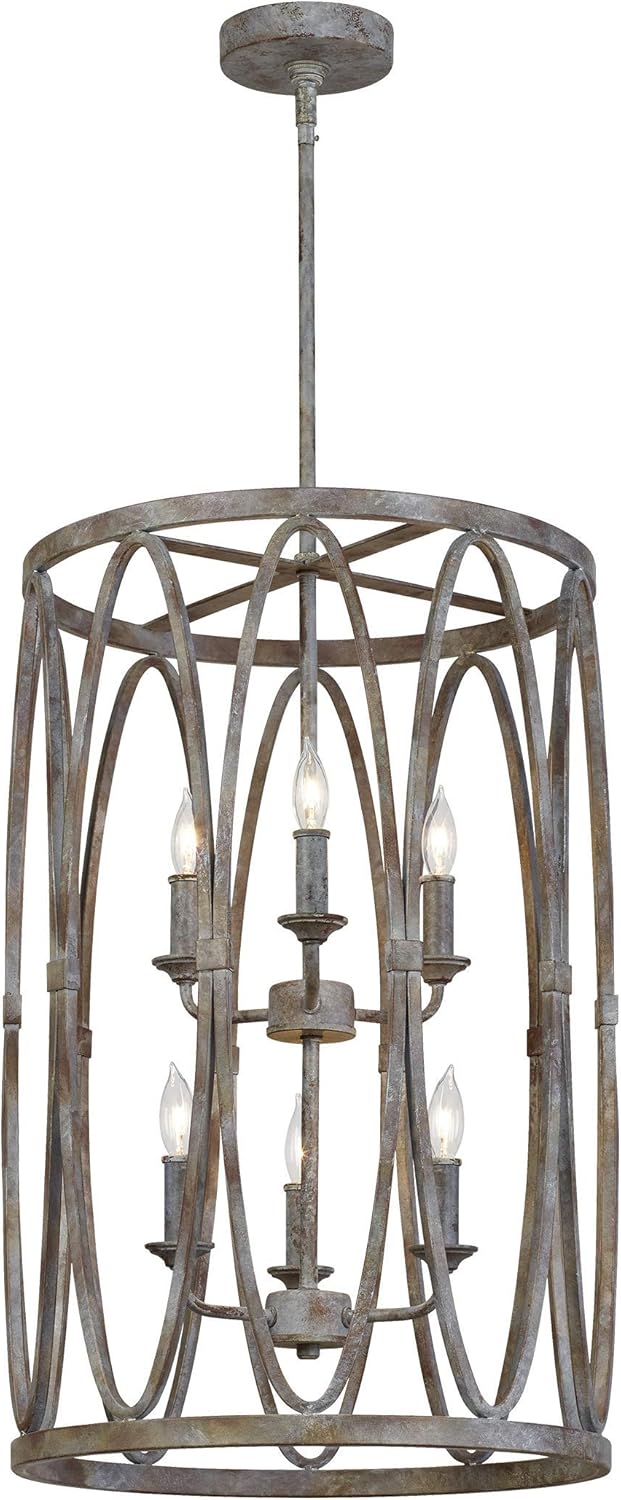 5-Light Outdoor Candle Chandelier B51538
