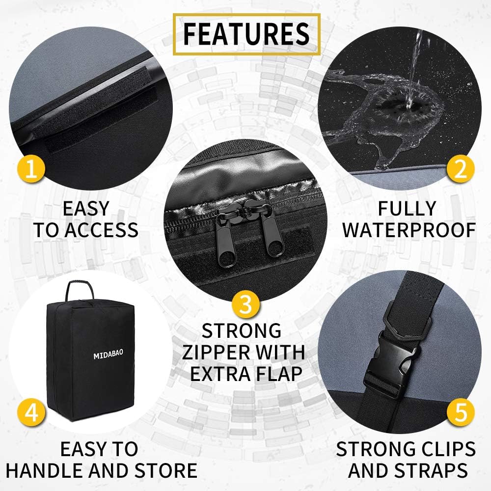 20 Cubic Waterproof Car Roof Top Carrier E347