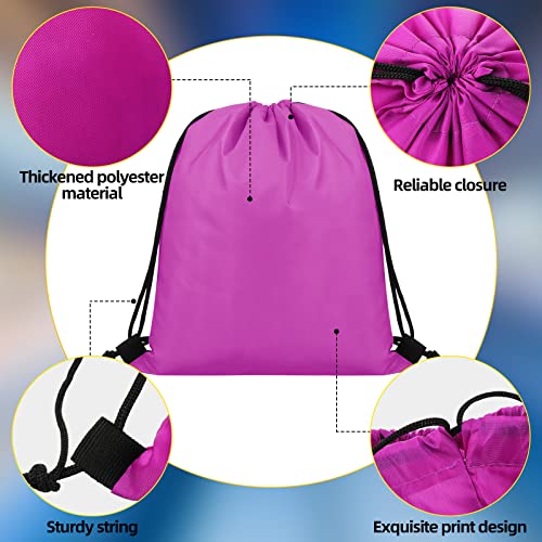 150 Pack Colored Polyester Drawstring Backpacks 12x10 Inch B465283