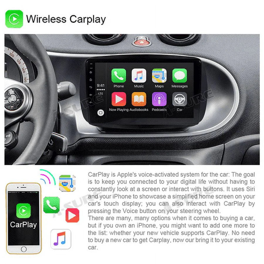 Android 11 Car Stereo Radio CarPlay T550