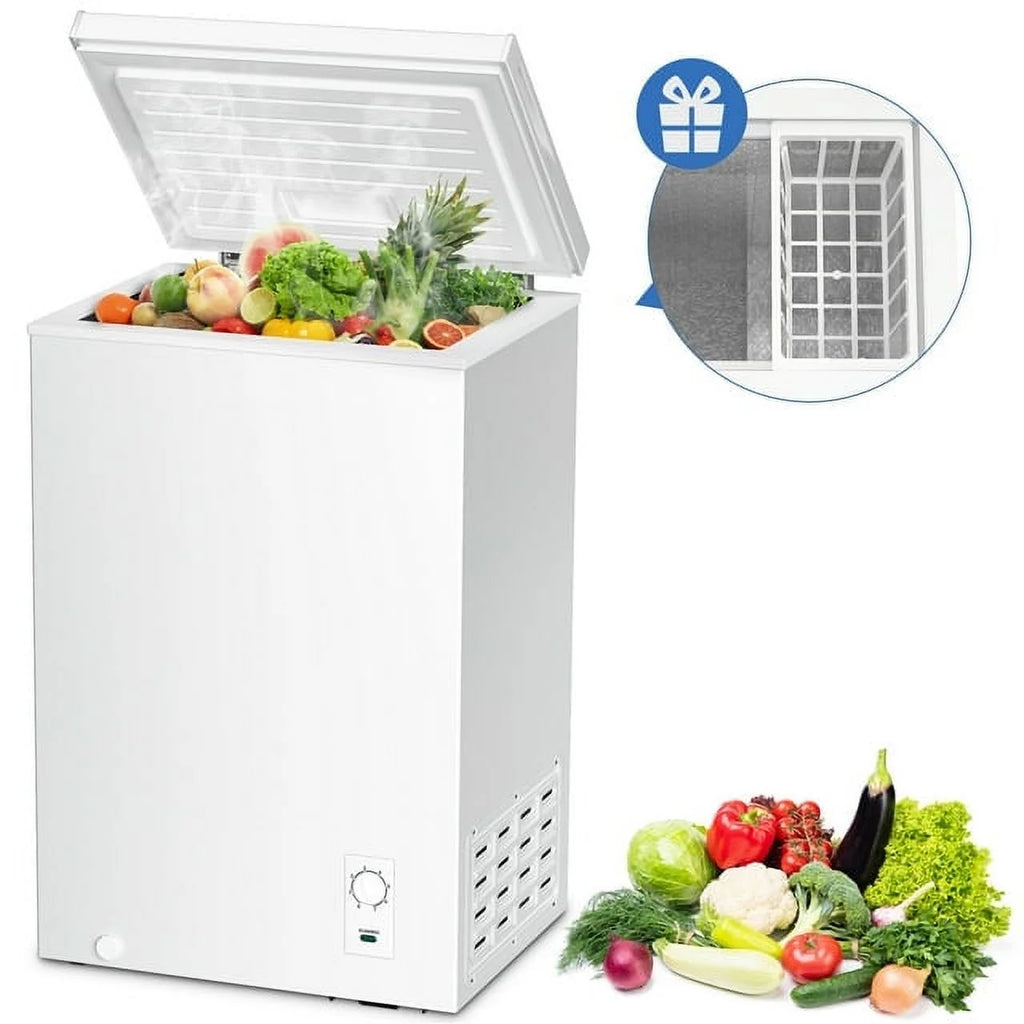 2.7 Cubic Feet Black Chest Freezer V4700