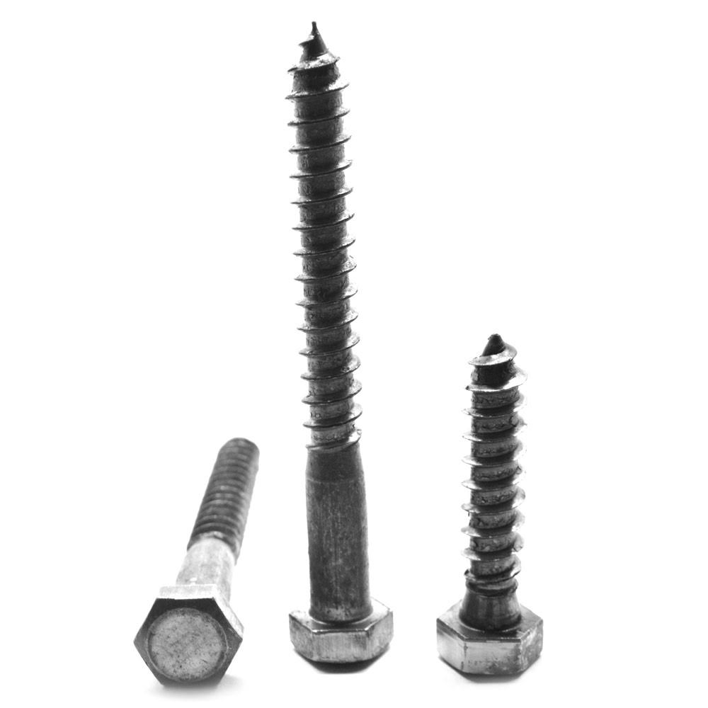 Hex Lag Screw Low Carbon Steel Plain Finish A160872