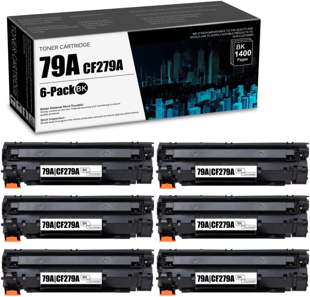 Black 6-Pack Compatible Toner Cartridge Replacement B484