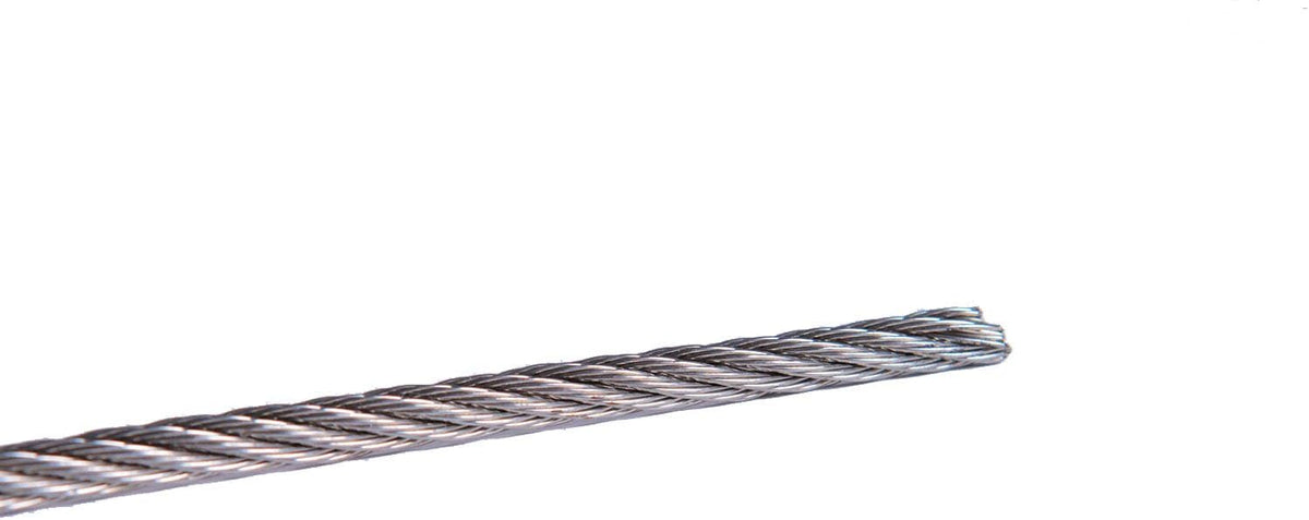 1/8” 1x19 Marine Grade Stainless Steel Cable 250-Foot Spool H514