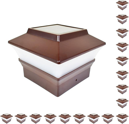 18 Pack Copper Solar LED Post Deck Cap Light O933