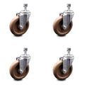 Glass Filled Nylon Swivel Caster Set of 4 G5533