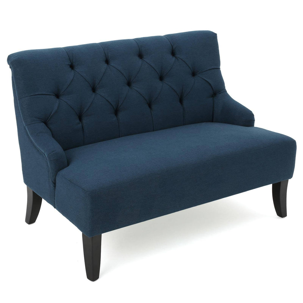 Blue Fabric Settee N28288