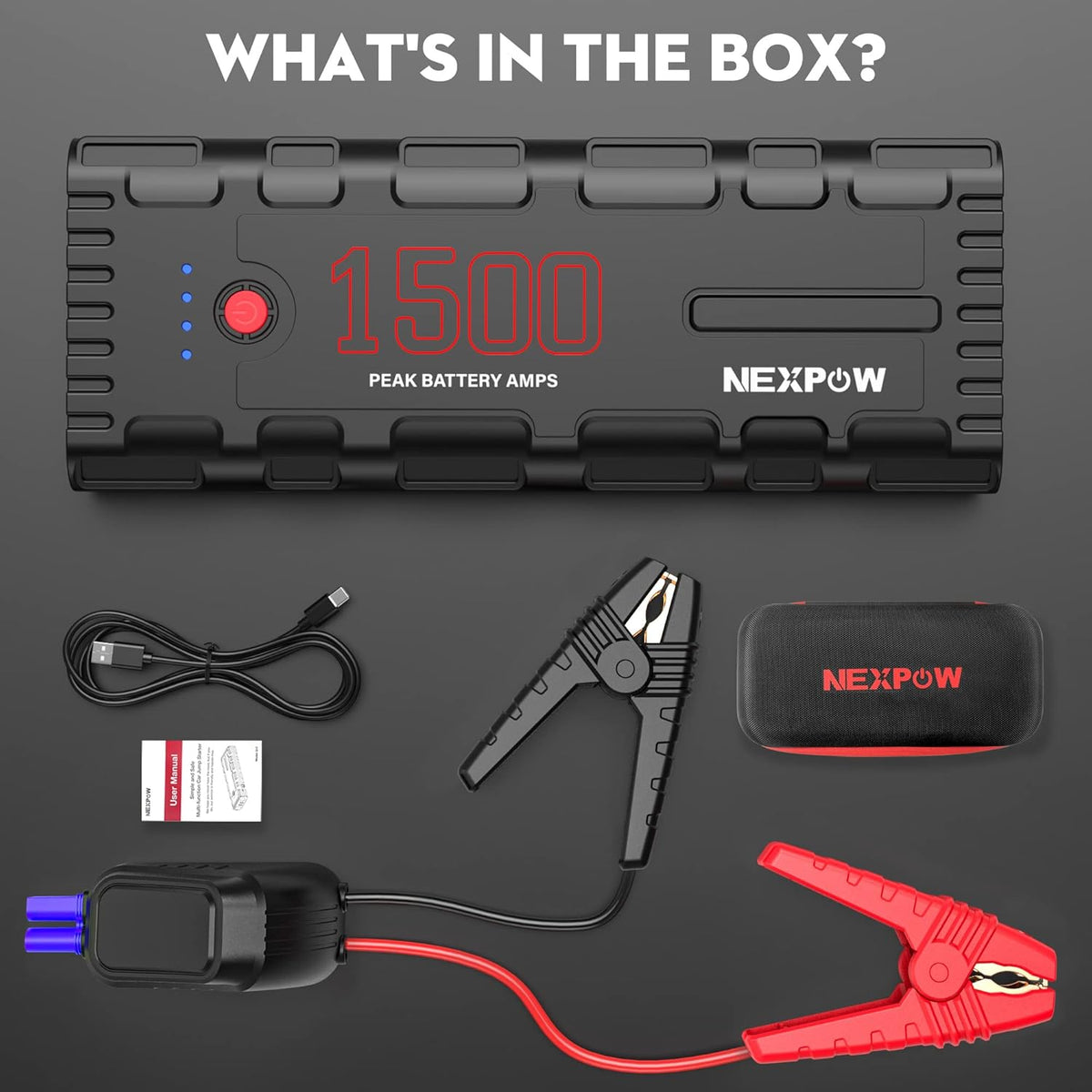 21800mAh 12V Portable Car Jump Starter Pack of 2 F3115