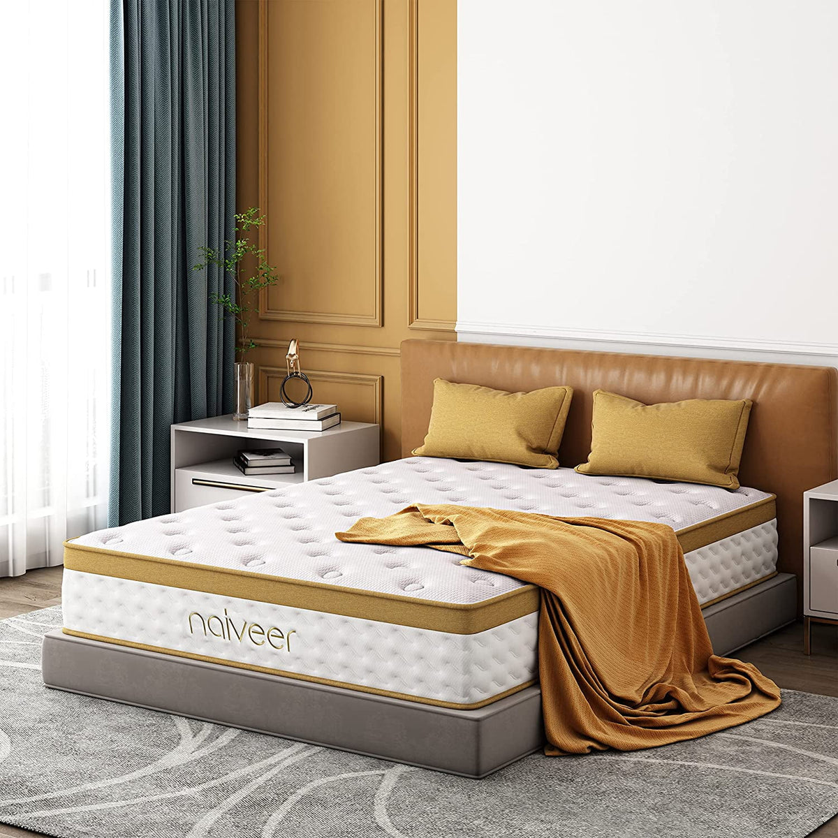 10 Inch Twin Medium Firm Memory Foam Mattress T3965