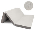 4-Inch Foam Tri Folding Mattress with Washable Cover, Full Size O231815