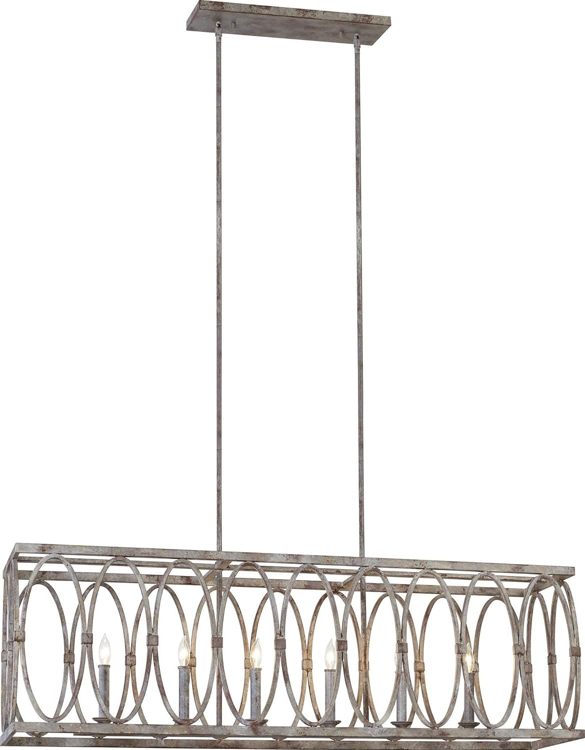 5-Light Outdoor Candle Chandelier B51538