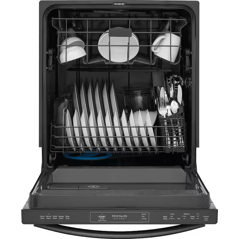 Black Stainless Steel Built-In Tall Tub Dishwasher G986543