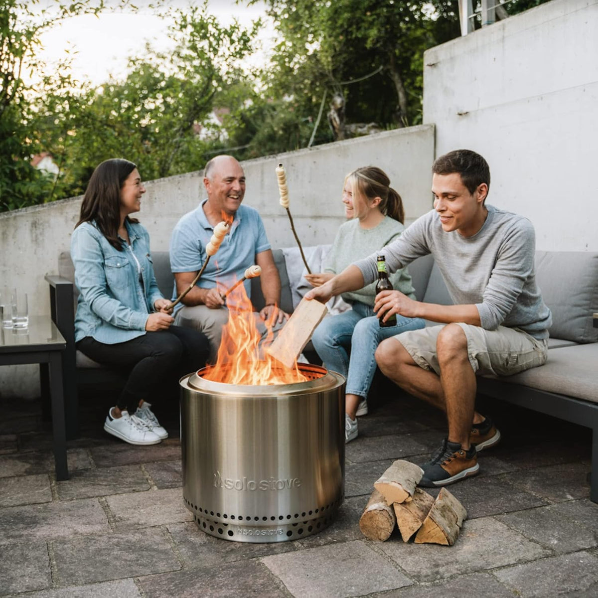 Portable Stainless Steel Wood Burning Fire Pit M96468