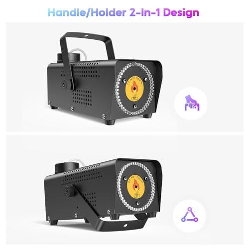 Fog Machine with 45 LED Lights and Wireless Remote Control A47575