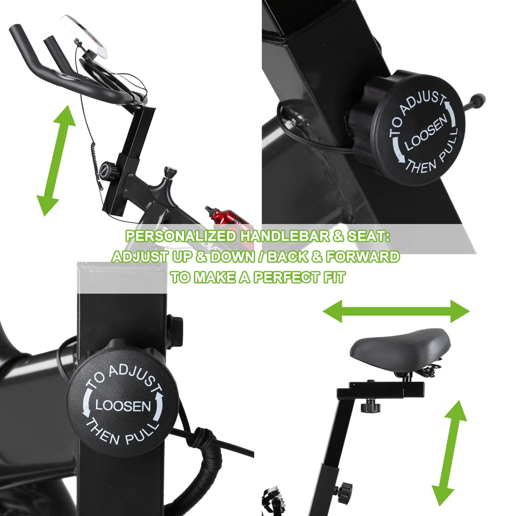 Black Indoor Exercise Bike F53190