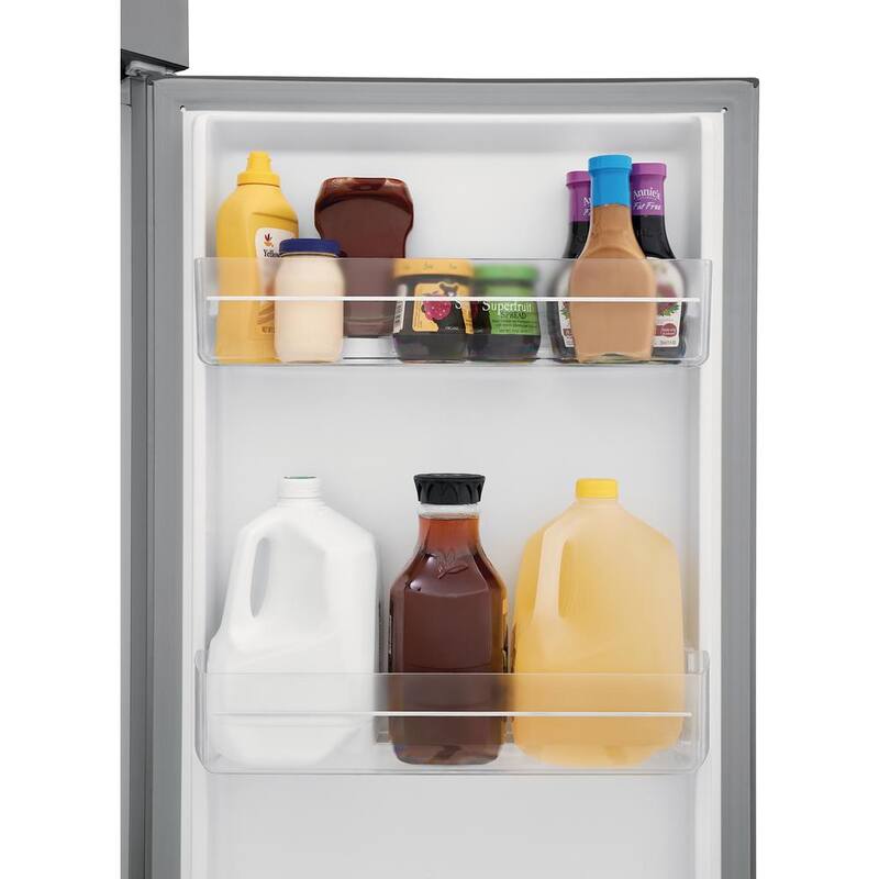 10.1 cu. ft. Top Freezer Refrigerator in Brushed Steel F350