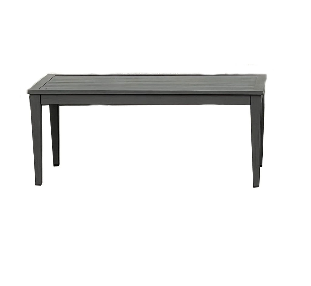 Outdoor Aluminum Coffee Table Slate Finish I1912