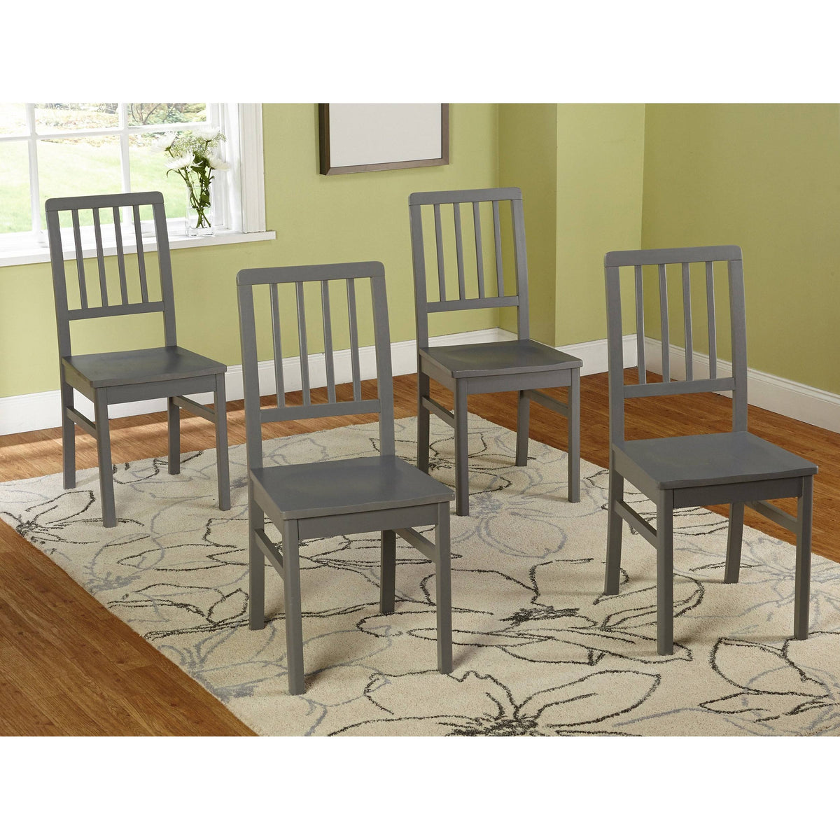 Yellow Dining Chair Set of 4 F4648