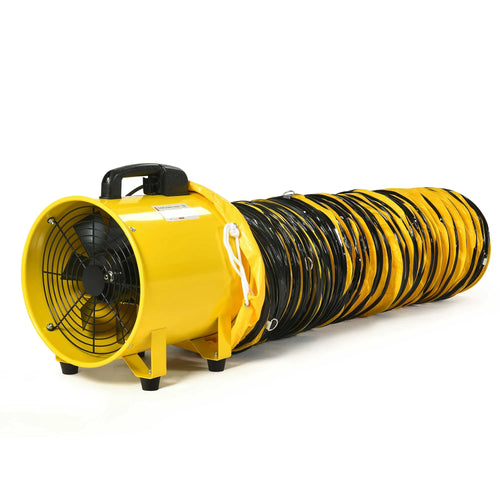 12" Utility Blower Extractor Fan with 32ft Duct Hose N9781