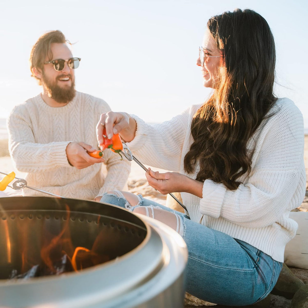 Portable Stainless Steel Wood Burning Fire Pit M96468