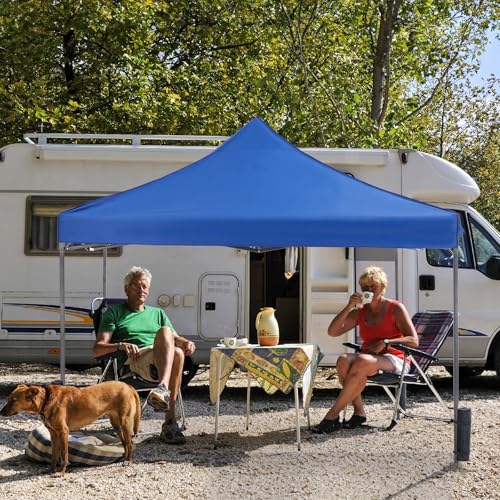 10x10 Heavy Duty Pop Up Canopy Tent with Sand Bags and Carrying Bag P2609