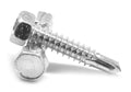Self Drilling Screw Indented Hex Head #3 Point Low Carbon Steel Zinc Plated W971