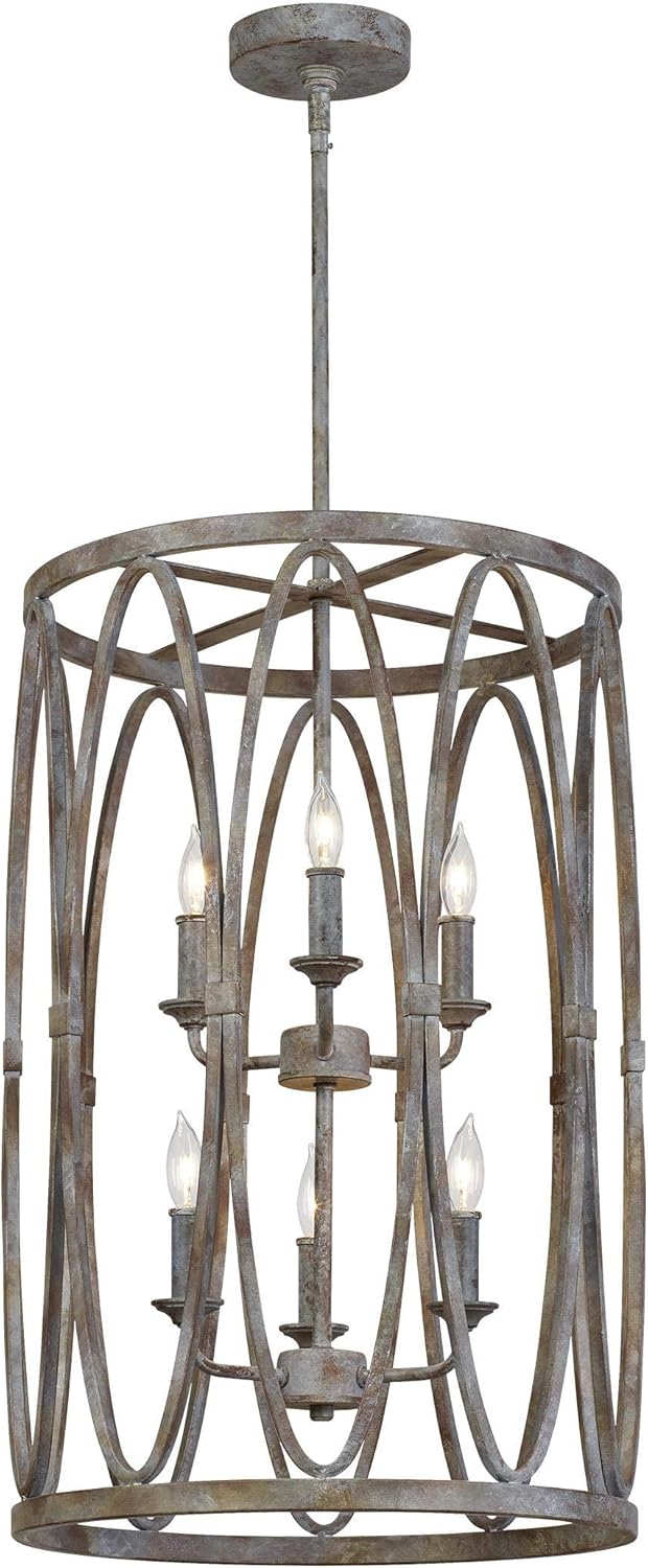 5-Light Outdoor Candle Chandelier B51538