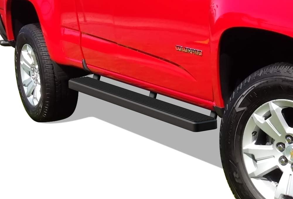 Black Running Boards 4-inch Side Steps W9904