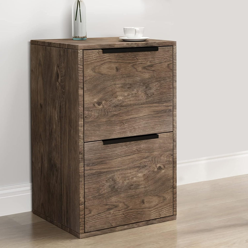 2 Drawer Wooden File Cabinet Q1703