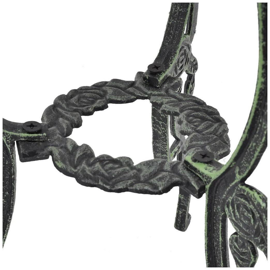 Green Cast Aluminum Three Piece Bistro Set Z404