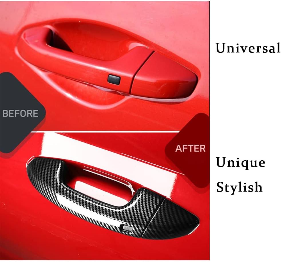 Carbon Fiber Door Handle Covers Pack of 2 B2724