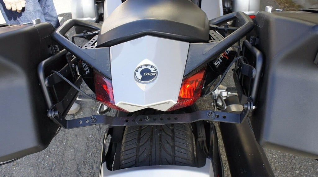 Detachable Hard Saddlebags with Mounting Brackets L321028