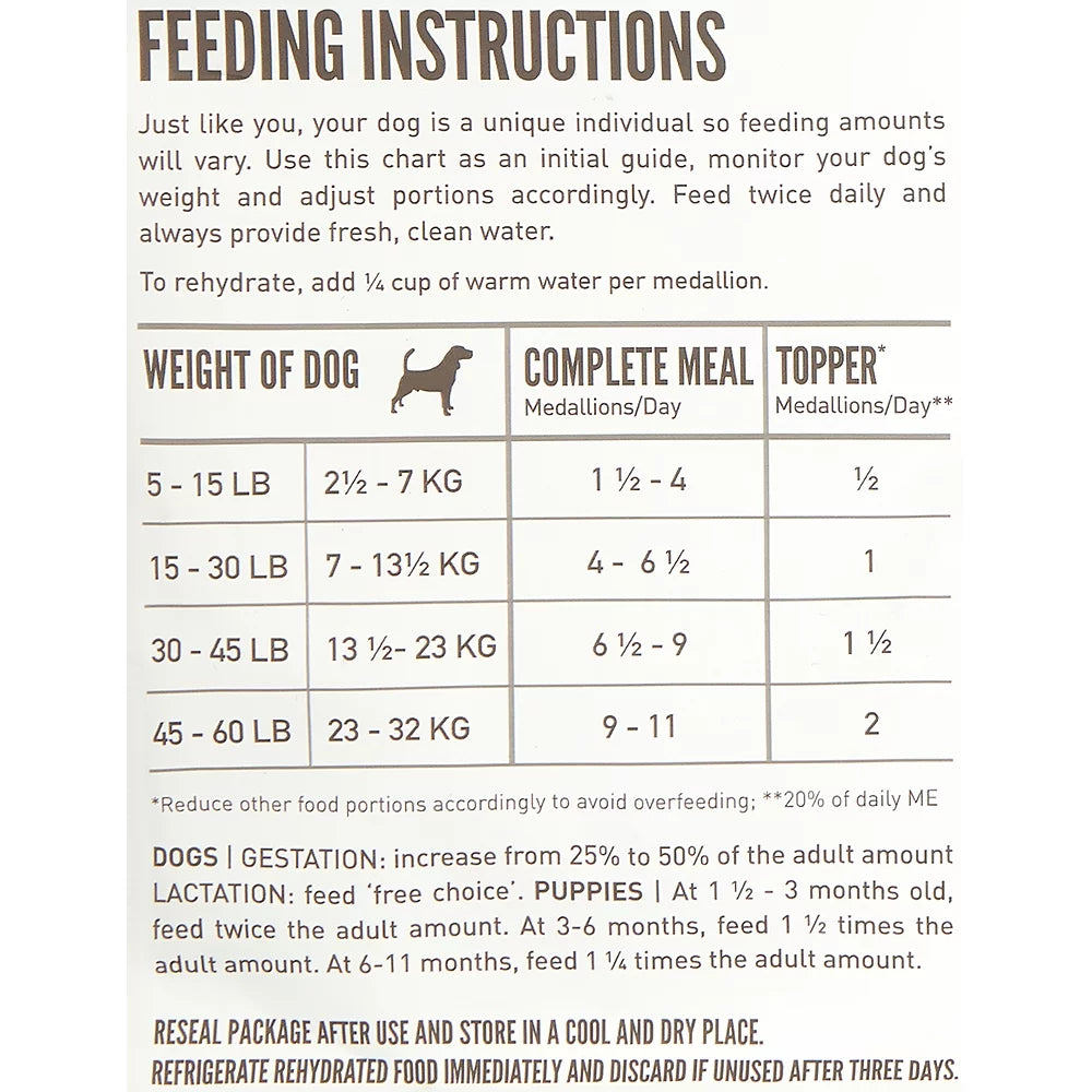 Grain-Free Freeze Dried Dog Food, 16 oz X73883