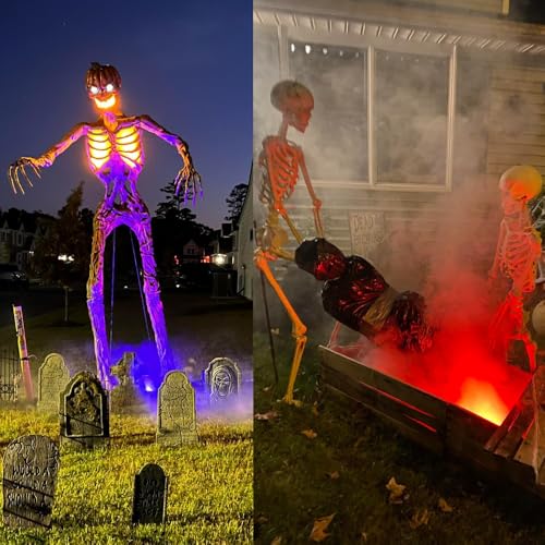 Fog Machine with 45 LED Lights and Wireless Remote Control A47575