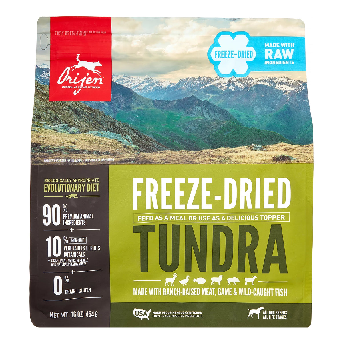 Grain-Free Freeze Dried Dog Food, 16 oz X73883