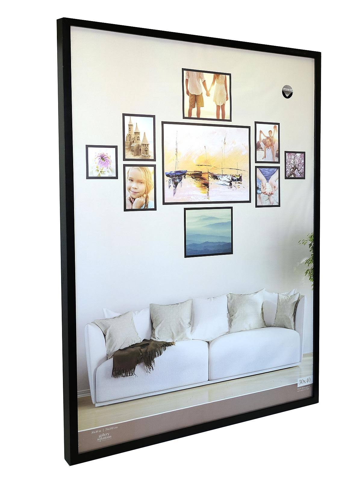 Black Wood Frame L78401