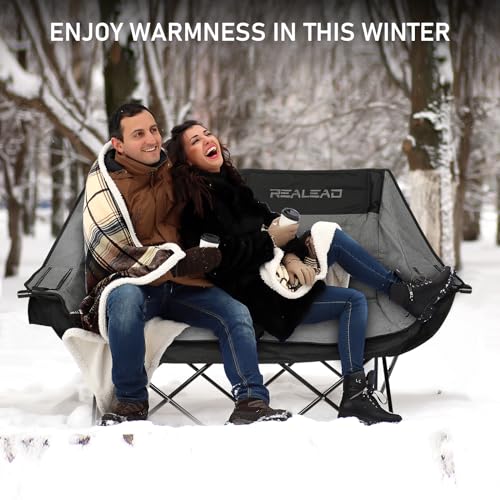 Heated Double Camping Chair Y1456