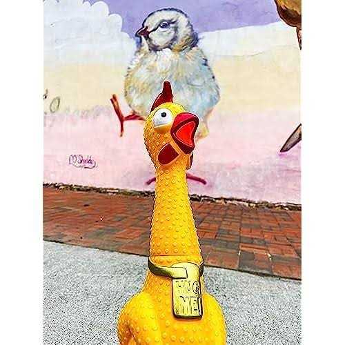 Squeaky Chicken Toy U3442