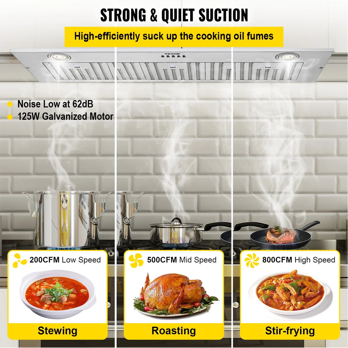 36 inch Stainless Steel Insert Range Hood R1209