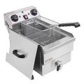 12.5QT Stainless Steel Electric Deep Fryer J724085